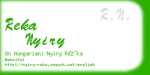 reka nyiry business card